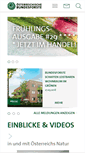Mobile Screenshot of bundesforste.at